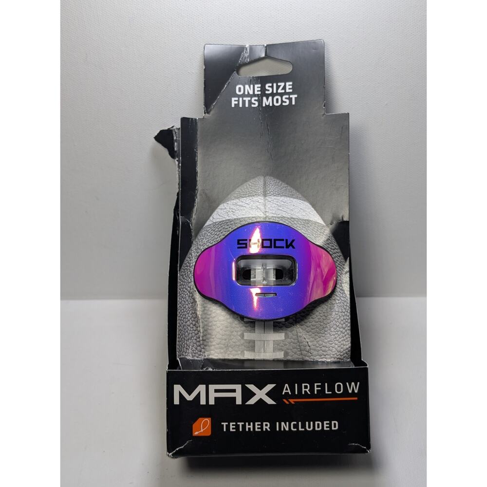 Shock Doctor Max Airflow Lip Guard Mouthguard One Size Fits Most Tether